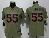 Women Nike Broncos 55 Bradley Chubb Olive Salute To Service Limited Jersey,baseball caps,new era cap wholesale,wholesale hats